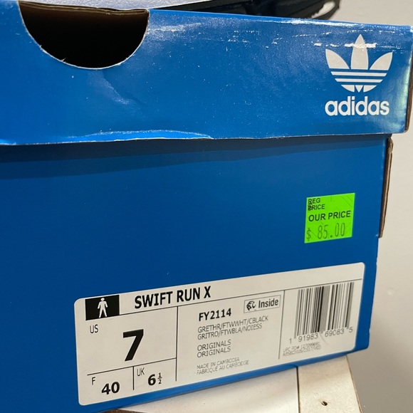 Mens Adidas Swift run x size 7 - Picture 2 of 6